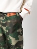 Camo logo-patch track-pants