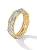 18kt yellow gold Torqued diamond ring