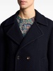 double-breasted wool peacoat