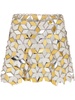 Sparkles rhombic-paillettes miniskirt