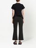 cropped kick-flare trousers