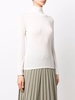 fine-knit roll-neck jumper