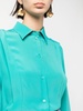 pointed collar buttoned shirt