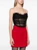 ruched tulle bustier