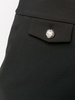 high-rise slim-fit trousers