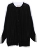 panelled cardigan