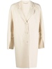 belted mohair-blend trench coat