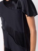 asymmetric panelled dress