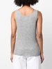 scoop-neck knitted tank top