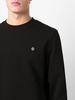 embroidered cross crew-neck sweatshirt