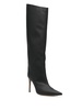 pointed toe knee-high boots