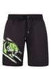 Tiger-print swimming shorts