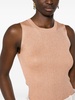 lurex ribbed top