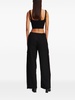 wide-leg cargo trousers