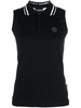 polo collar tank top