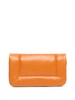 Riquadretto padded leather clutch bag