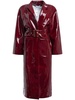 vinyl trench coat