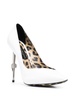 Decollete 120mm patent pumps