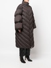 padded oversized coat