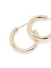 14kt yellow gold medium hollow hoop earrings