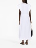 V-neck short-sleeve maxi dress