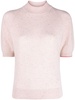 short-sleeve cashmere jumper