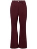 cropped kick-flare trousers