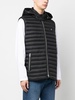 zip-up hooded gilet