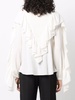 ruffle-trimmed blouse