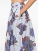 floral print full skirt