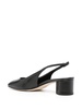 Romy Nappa Leather Black Slingback