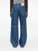 mid-rise straight-leg jeans