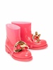 Chain rain boots