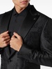 single-breasted jacquard blazer