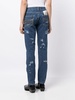 mid-rise straigh-leg jeans