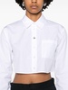 cropped cotton shirt