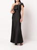 Ines one-shoulder gown