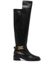 Eloire leather long boots