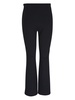 zip-fastening tapered trousers 