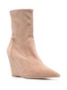 160mm concealed-wedge ankle boots