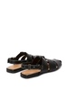 logo-debossed leather fisherman sandals