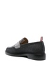 colour-block wool loafers