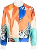 graphic-print bomber jacket