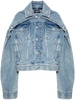 detachable-panels denim jacket