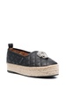 skull-embellishment quilted espadrilles