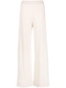 wide-leg cashmere knitted trousers