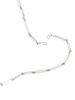 Cuadrangular silver necklace