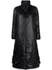 reversible A-line oversized coat