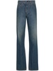 straight-leg cotton jeans