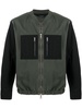 contrast pocket bomber jacket